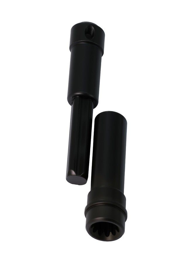 POLANTA Harden Steel Rear Center Drive Shaft Upgrade Parts for 1/7 UDR RC Car,Replace#8555#8556,Black - Image 5